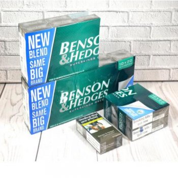 Benson & Hedges Green Superkings Cigarettes 10 cartons