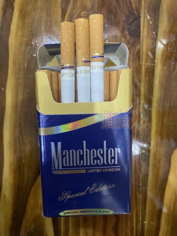 Manchester Blue Special Edition cigarettes 10 cartons