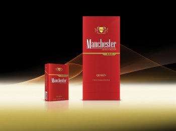 Manchester Queen red cigarettes 10 cartons