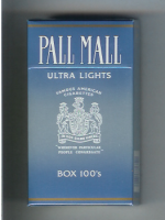 Pall Mall Ultra Lights 100s cigarettes 10 cartons