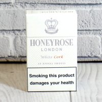 Honeyrose London White Cork Flip Top Herbal Cigarettes 10 cartons