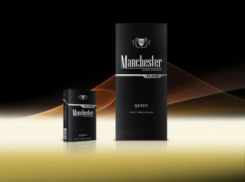 Manchester Queen black cigarettes 10 cartons