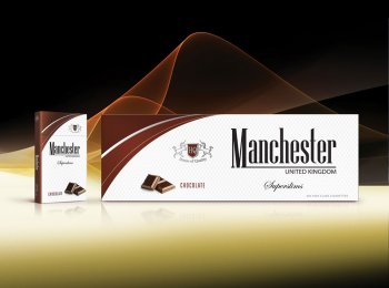 Manchester Superslims chocolate cigarettes 10 cartons