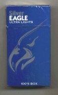 Silver Eagle Ultra Lights 100s box cigarettes 10 cartons