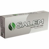 Salem Silver 100's box cigarettes 10 cartons