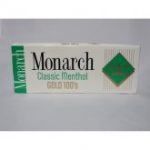 Monarch Classic Menthol Gold 100’s Soft box cigarettes 10 cartons