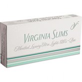 Virginia Slims 120's Menthol Silver cigarettes 10 cartons