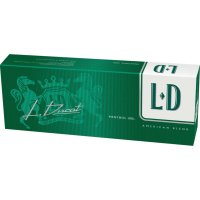 LD by L.Ducat Menthol 100s Box cigarettes 10 cartons