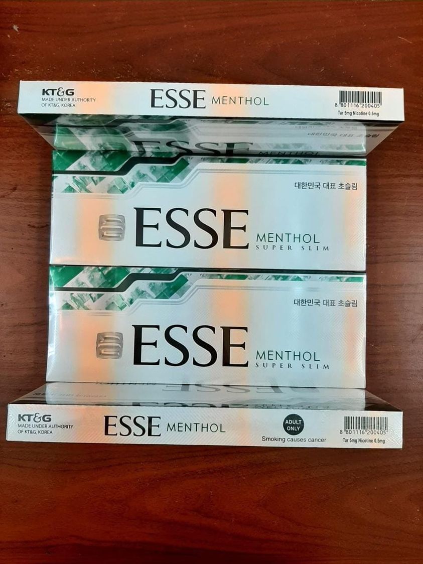 ESSE Menthol Super Slim 5mg cigarettes 10 cartons|ESSE Menthol Super ...